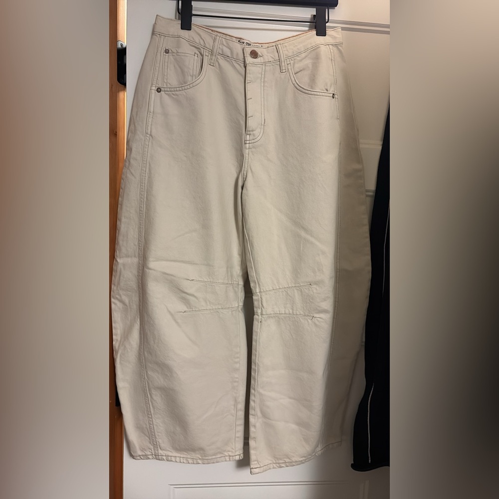 Free People Good Luck Barrel Jean